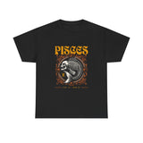 Pisces Zodiac Unisex Heavy Cotton Tee