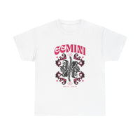 Gemini Zodiac Unisex Heavy Cotton Tee