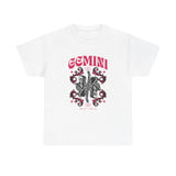 Gemini Zodiac Unisex Heavy Cotton Tee