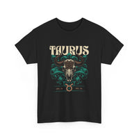 Taurus Zodiac Unisex Heavy Cotton Tee