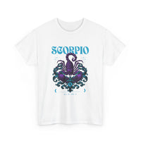 Scorpio Zodiac Unisex Heavy Cotton Tee