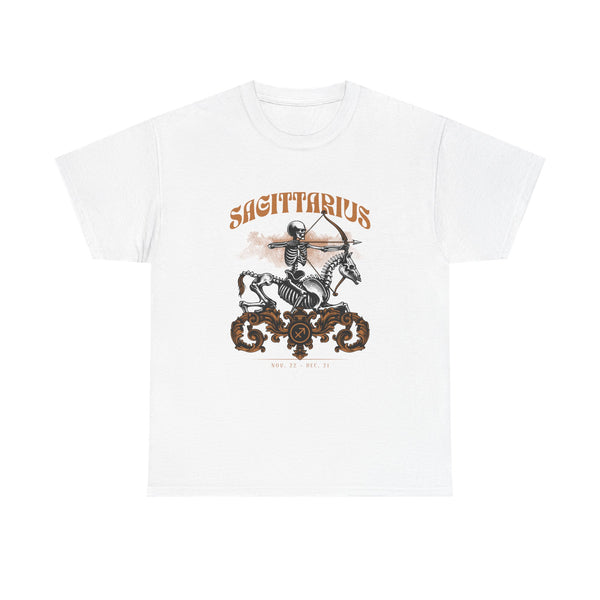 Sagittarius Zodiac Unisex Heavy Cotton Tee