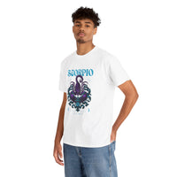 Scorpio Zodiac Unisex Heavy Cotton Tee