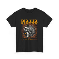 Pisces Zodiac Unisex Heavy Cotton Tee
