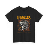Pisces Zodiac Unisex Heavy Cotton Tee