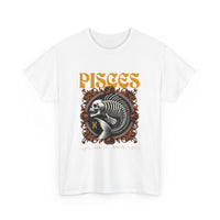 Pisces Zodiac Unisex Heavy Cotton Tee