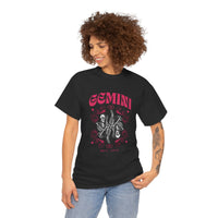 Gemini Zodiac Unisex Heavy Cotton Tee