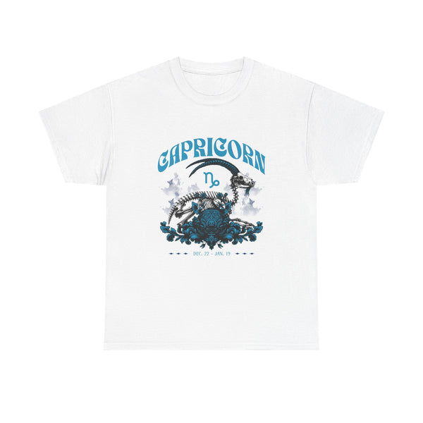 Capricorn Zodiac Unisex Heavy Cotton Tee