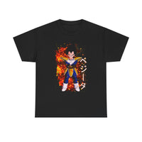 Vegeta Fire and Fury Unisex Heavy Cotton Tee
