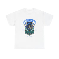 Aquarius Zodiac Unisex Heavy Cotton Tee