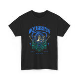 Aquarius Zodiac Unisex Heavy Cotton Tee