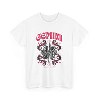 Gemini Zodiac Unisex Heavy Cotton Tee