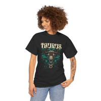 Taurus Zodiac Unisex Heavy Cotton Tee