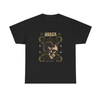 Aries Zodiac Unisex Heavy Cotton Tee