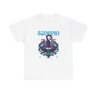 Scorpio Zodiac Unisex Heavy Cotton Tee