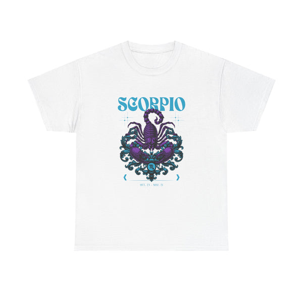 Scorpio Zodiac Unisex Heavy Cotton Tee