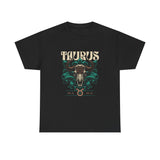 Taurus Zodiac Unisex Heavy Cotton Tee