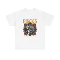 Pisces Zodiac Unisex Heavy Cotton Tee